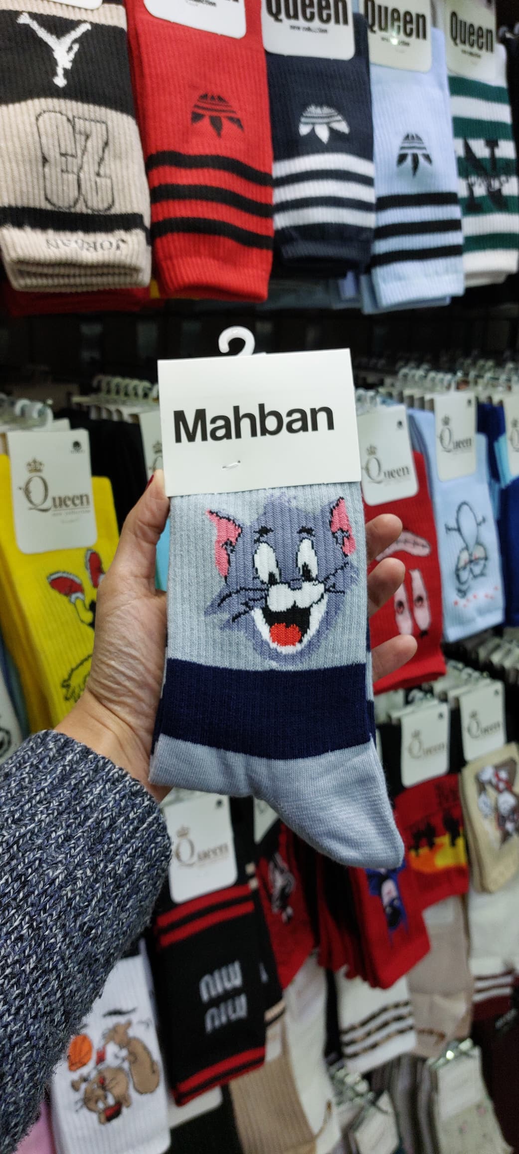 جوراب ساق بلند فانتزی اسپرت | طرح تام و جری | مناسب تمام فصول | سایز ۳۷ تا ۴۴ | طرح خاص و بافت باکیفیت