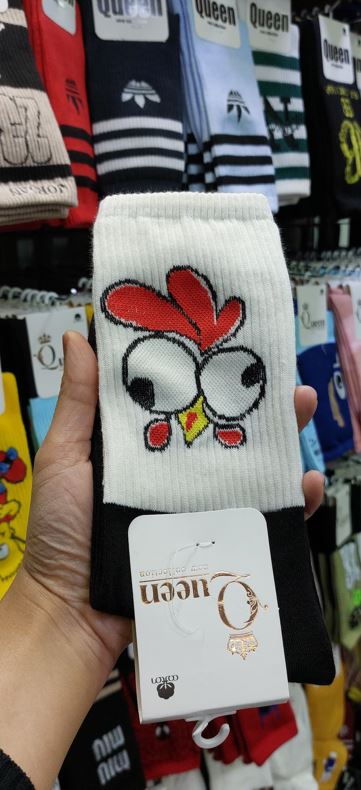 جوراب ساق بلند اسپرت خروسی | کیفیت عالی | مناسب تمام فصول | سایز بندی فری سایز تا 44