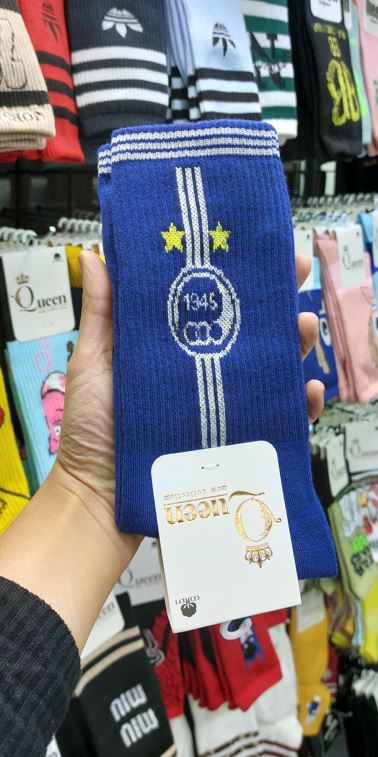 جوراب ساق بلند اسپرت استقلال | کیفیت عالی | مناسب تمام فصول | سایز بندی فری سایز تا 44