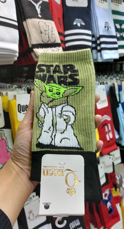 جوراب ساق بلند اسپرت بی بی یودا | کیفیت عالی | مناسب تمام فصول | سایز بندی فری سایز تا 44