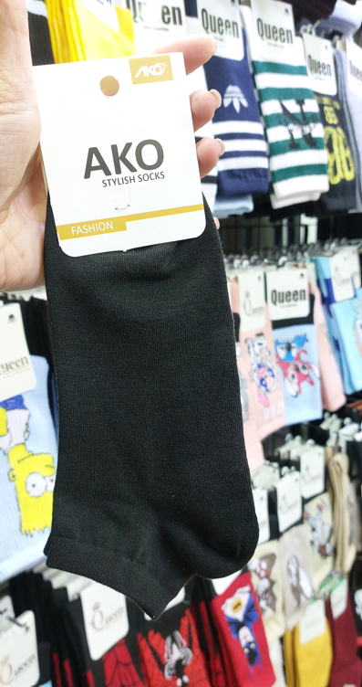 جوراب مچی زنانه تک مشکی